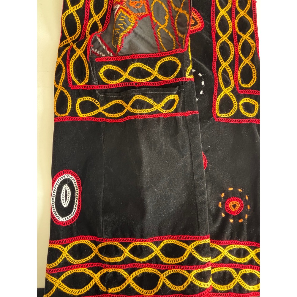 Handmade Toghu Traditional Bamenda Ndop Tunic African Wear Bamenda Festive M/L - Picture 10 of 10